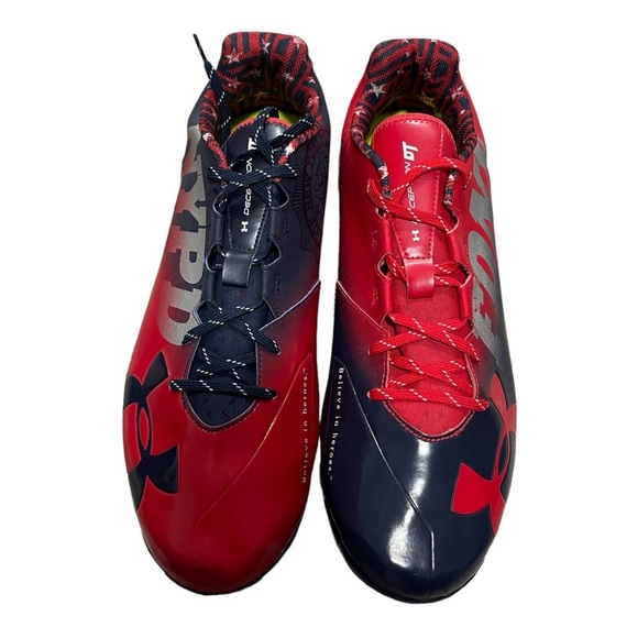 Under Armour Men's Deception Low Freedom NYPD FDNY Metal Baseball - Picture 5 of 9